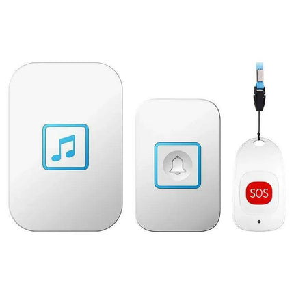Advanced Wireless Doorbell System with Emergency Alert and Universal Plug Compatibility