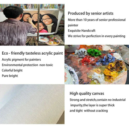 Floral Elegance: Customizable Hand-Painted Oil Canvas Art for Modern Home Decor