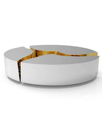 Elegant Gold-Finished Stainless Steel Coffee Table: A Stylish Addition for Modern Interiors