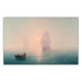 Nautical Warfare Art Print - Coastal Living Room Wall Decor