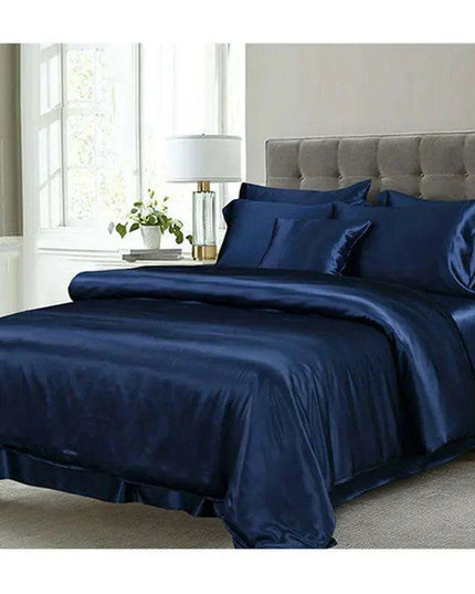 Premium 30MM Pure Mulberry Silk Duvet Cover - Custom Seamless Bedding Available in Multiple Sizes