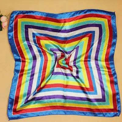 Elegant Satin Head Scarf: Versatile Wrap for Modern Women