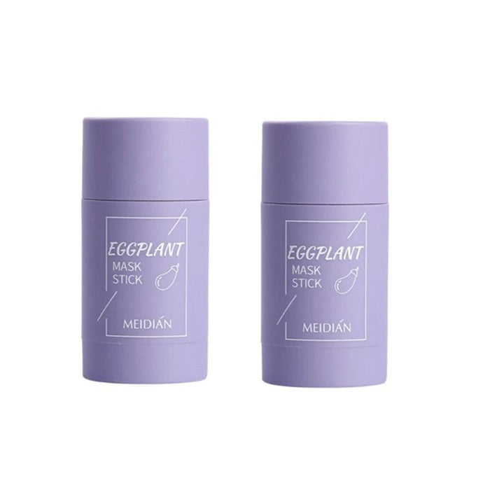 Eggplant and Green Tea Rotating Facial Mask Stick for Deep Cleansing. Elevate your skincare regimen with harupink's Green Tea and Eggplant Cleansing Facial Mask Stick.