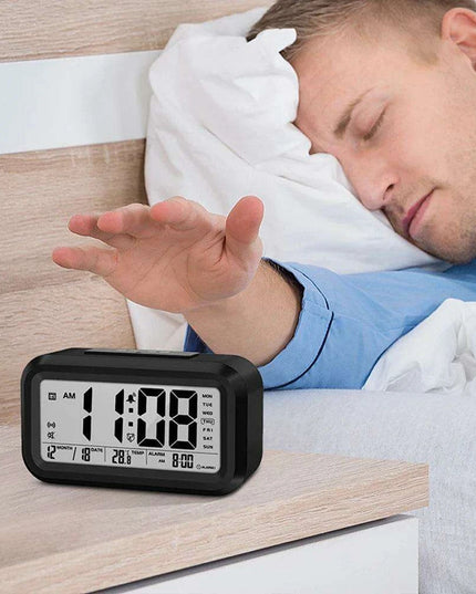 Digital Talking Alarm Clock with Temperature Display and Snooze Function for Kids