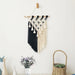 Bohemian Fringed Macrame Tapestry for Artistic Home Transformation