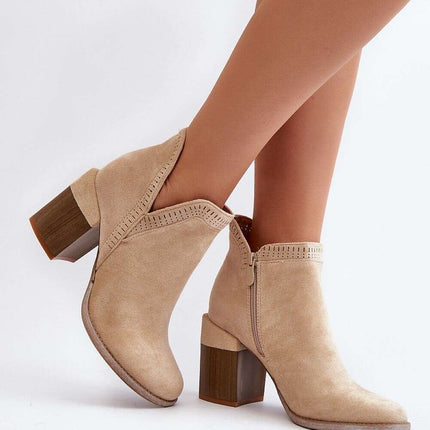 Heel boots model 192674 - Très Elite