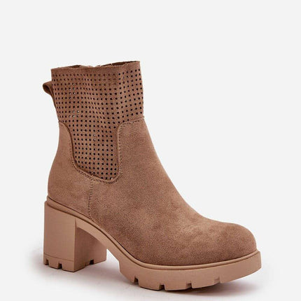Heel boots model 199065 - Très Elite
