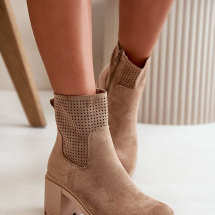 Heel boots model 199065 - Très Elite