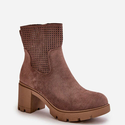 Heel boots model 199065 - Très Elite