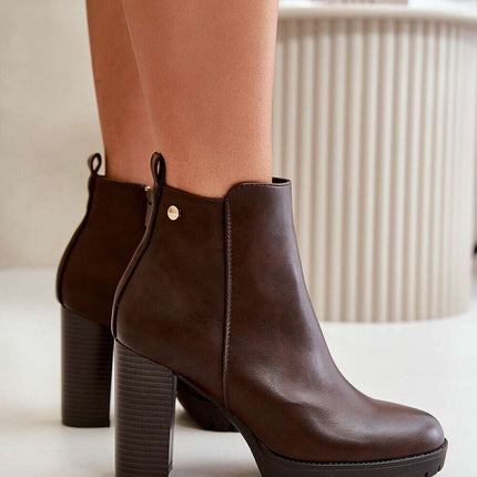 Heel boots model 199083 - Très Elite