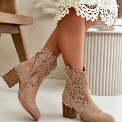 Heel boots model 199089 - Très Elite