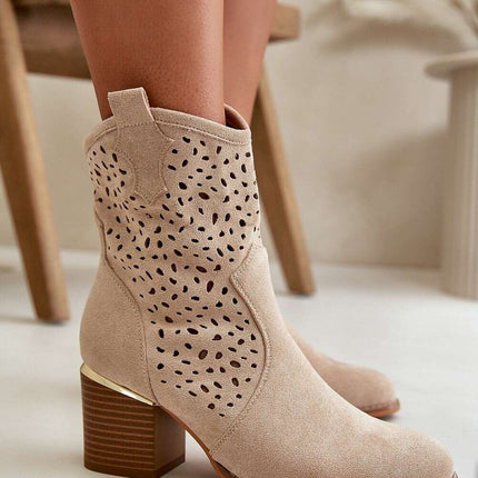 Heel boots model 199089 - Très Elite