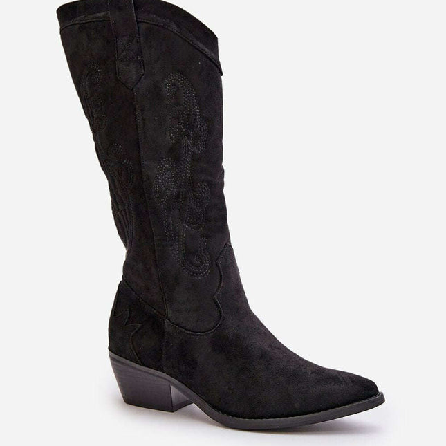 Heel boots model 199138