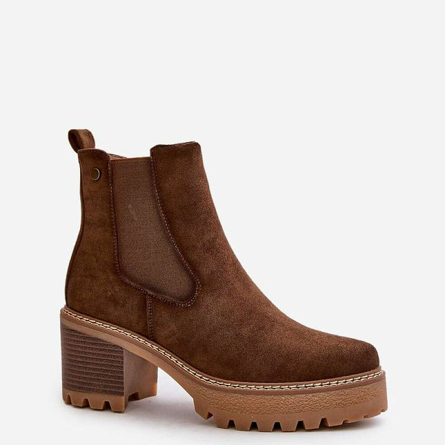 Heel boots model 199293