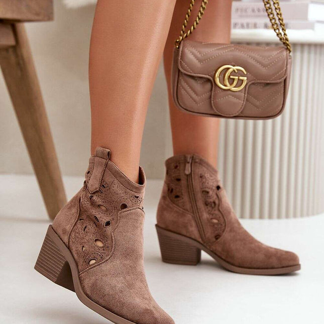 Heel boots model 199397