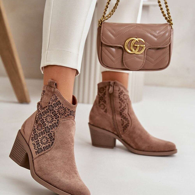 Heel boots model 199414