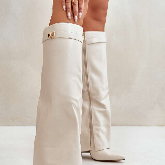 Heel boots model 199865