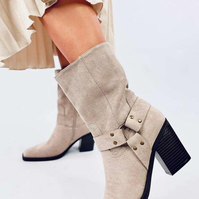 Heel boots model 200623