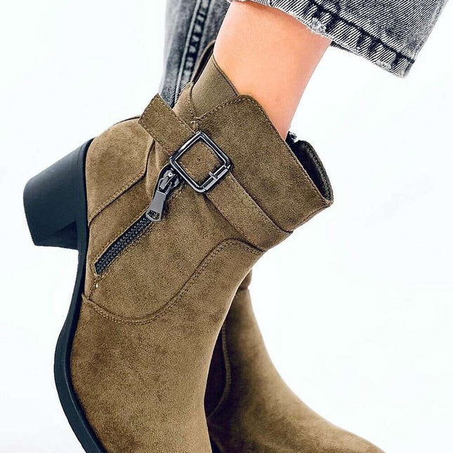 Heel boots model 201385