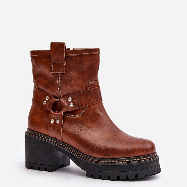 Heel boots model 201543