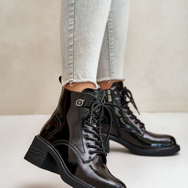 Heel boots model 201686