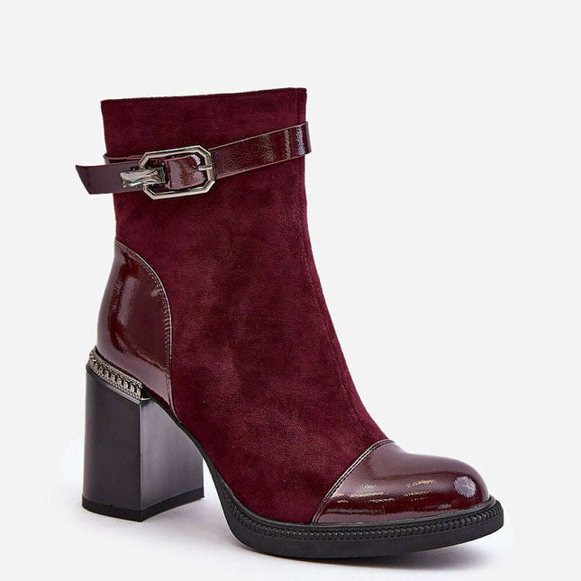 Heel boots model 201693