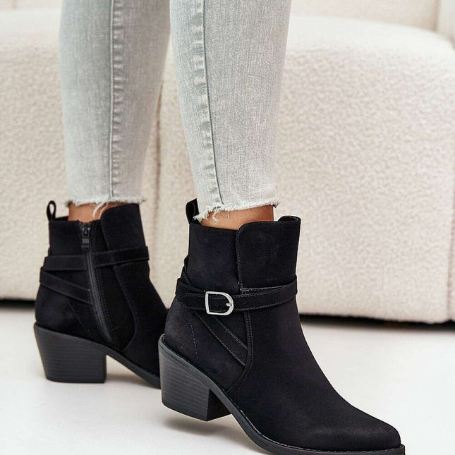 Heel boots model 201696