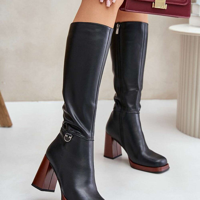 Heel boots model 201740