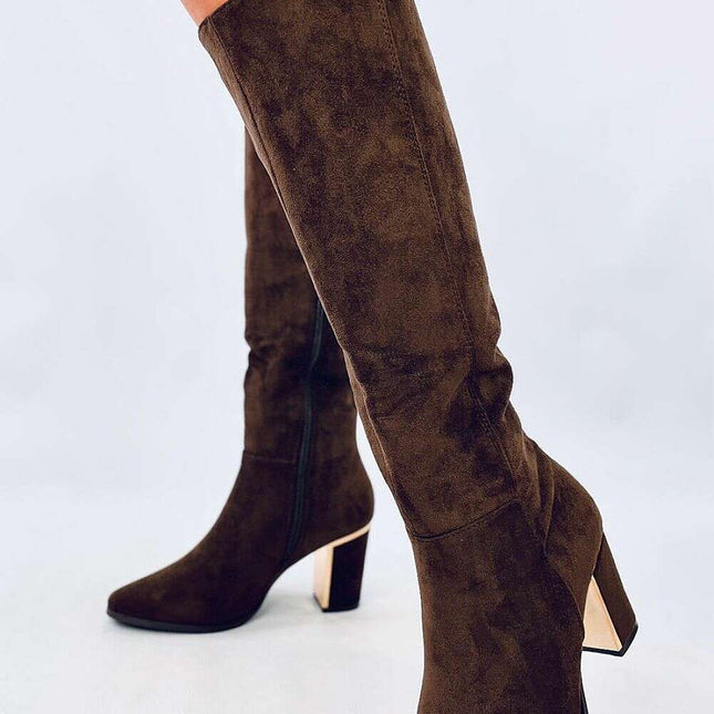 Heel boots model 202334