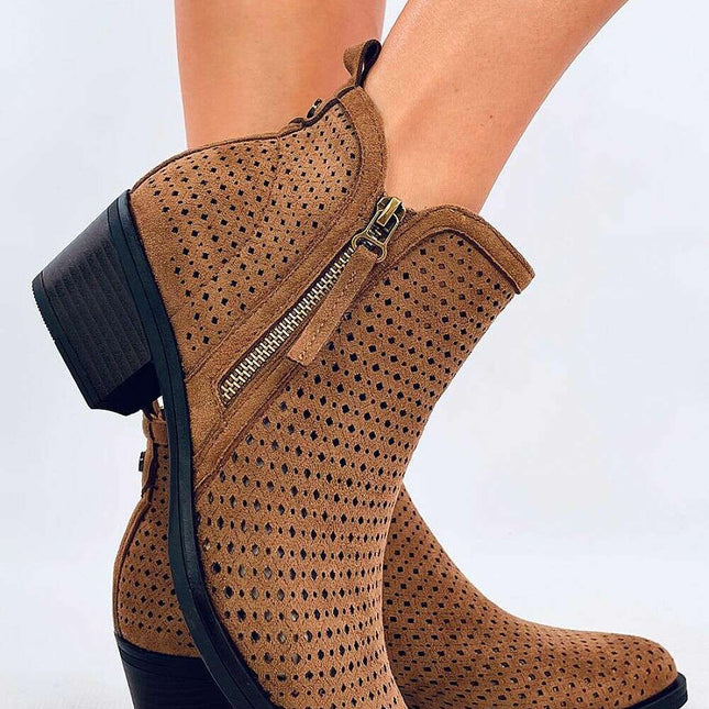Heel boots model 202357