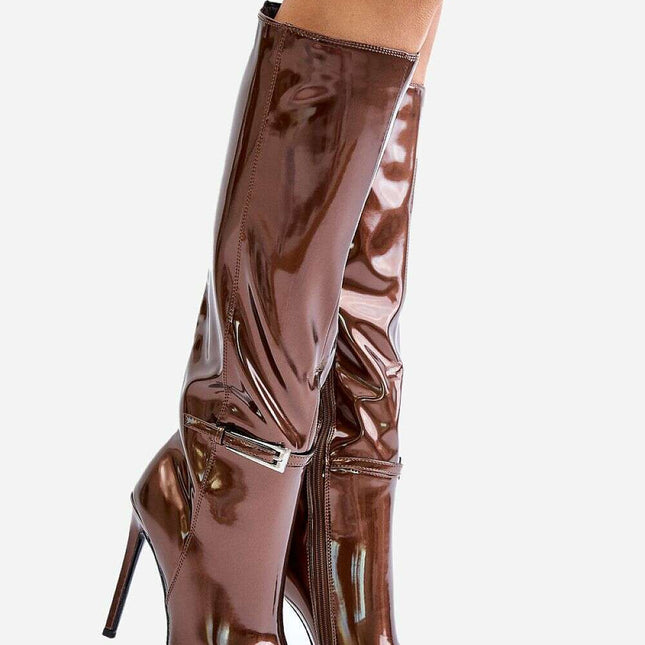 Heel boots model 202605