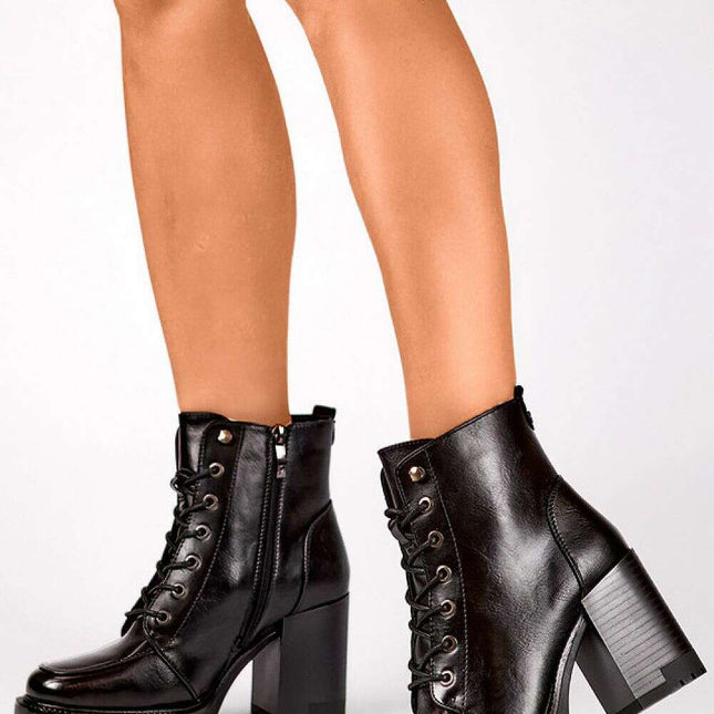 Heel boots model 202870