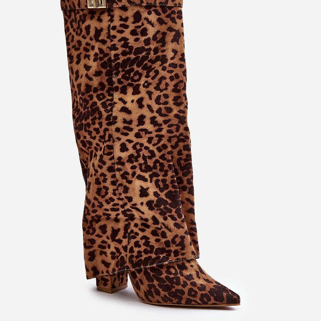 Heel boots model 203516