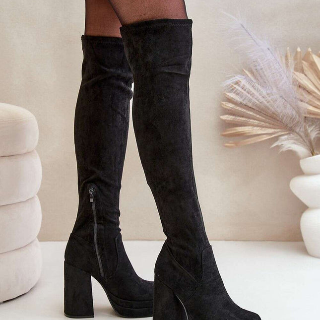 Heel boots model 203517