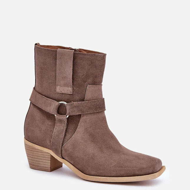 Heel boots model 203867