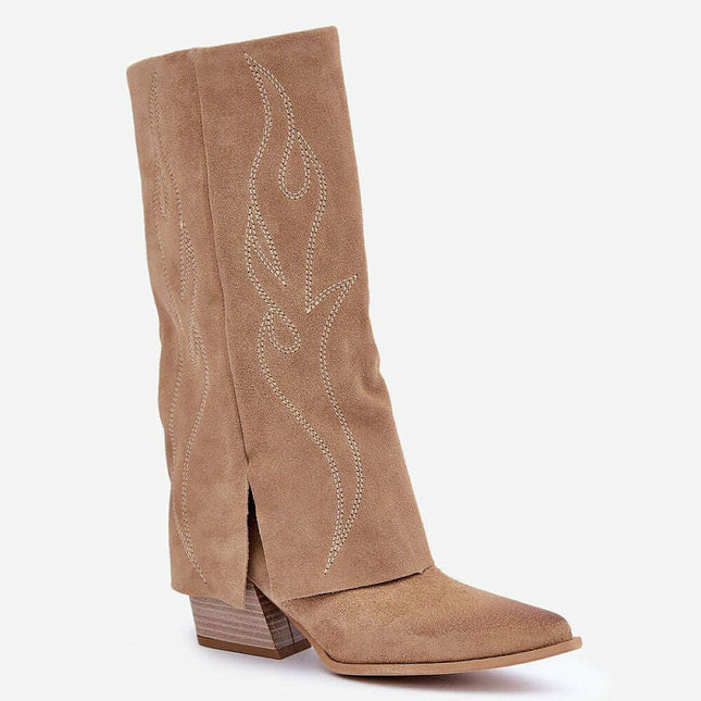 Heel boots model 203899