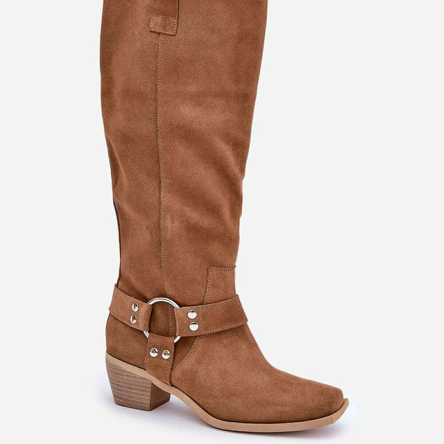 Heel boots model 203900