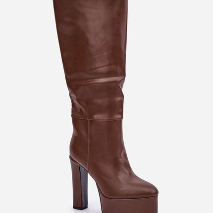 Heel boots model 204661 - Très Elite