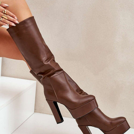 Heel boots model 204661 - Très Elite