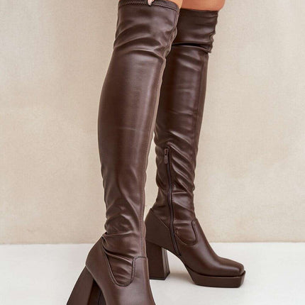 Heel boots model 204664 - Très Elite