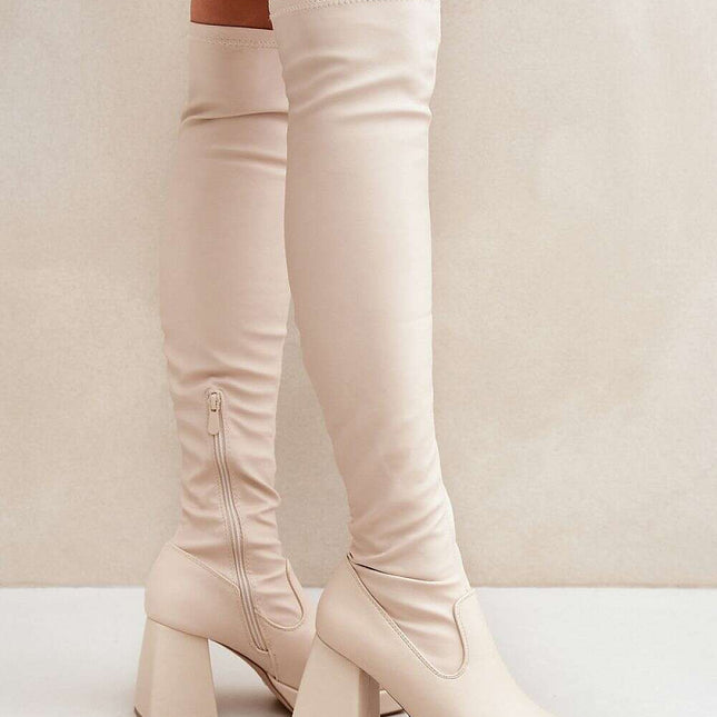 Heel boots model 204664