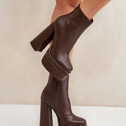 Heel boots model 204690 - Très Elite