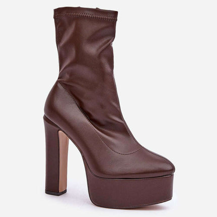 Heel boots model 204694 - Très Elite