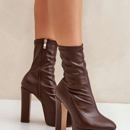 Heel boots model 204694 - Très Elite