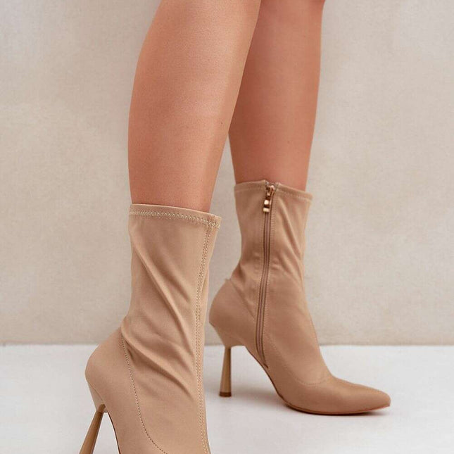 Heel boots model 204699