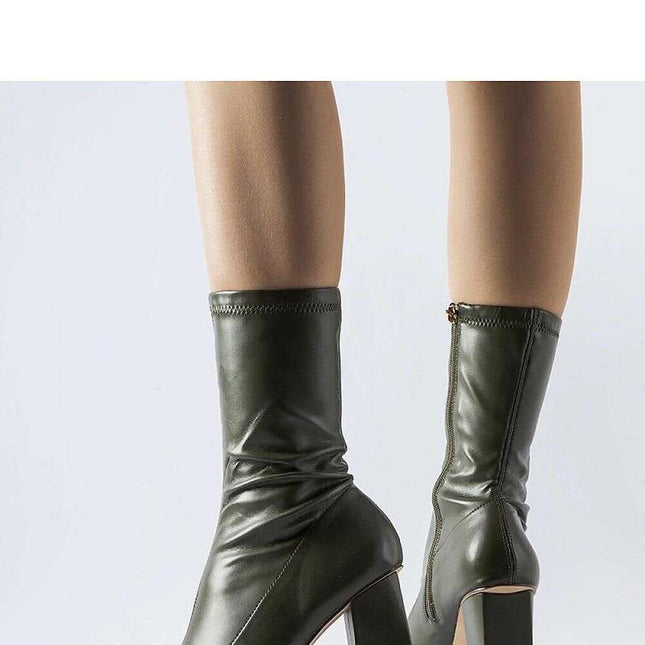 Heel boots model 204736