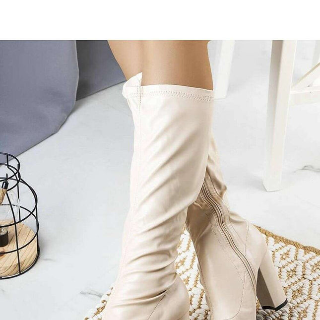 Heel boots model 204775