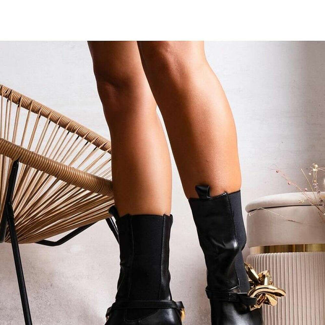 Heel boots model 204777