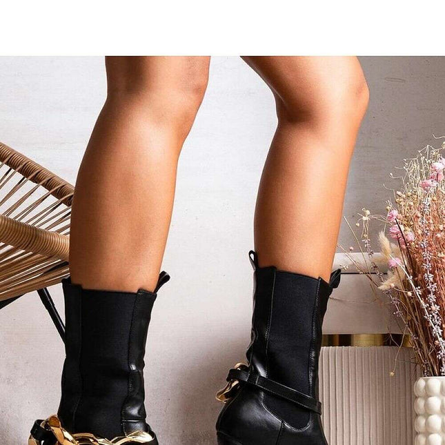 Heel boots model 204777