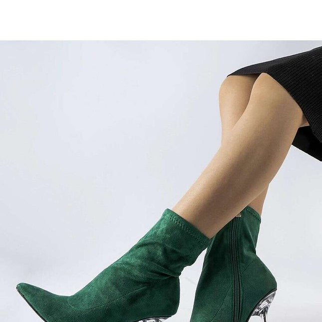 Heel boots model 204822